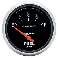 2-5/8" датчик уровня топлива, 0 E/ 30 F, GM, SSE AUTO METER #3517