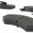 104.07460 Тормозные колодки Posi-Quiet Metallic