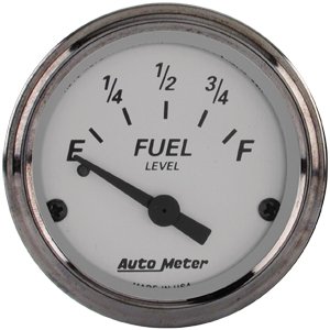 2" датчик уровня топлива, 0 E/90 F, GM, SILVER AUTO METER #1904 Fuel Level