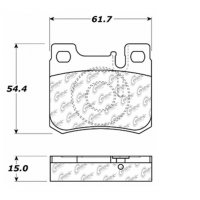 106.06200 Тормозные колодки PosiQuiet Extended Wear MERCEDES-BENZ