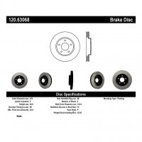 120.63068 Тормозные диски Premium DODGE, MITSUBISHI перед