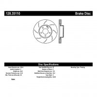 128.35110 Тормозные диски Premium MERCEDES-BENZ перед