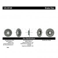 125.35149 Тормозные диски Premium MERCEDES-BENZ зад