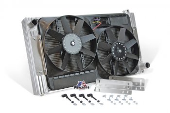 58295L Flex-a-Lite Радиатор 28" с двойным электрическим вентилятором 335/8" x 187/8" x 71/2" со стороны водителя 