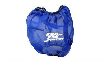 RF-1017DL K&amp;N Чехол фильтра DRYCHARGER для голубой, CUSTOM PreCharger ® - K&N PreCharger является специально разработанным фильтром для того чтобы продлить интервал обслуживания K&N фильтра, при использование в очень пыльных условиях.