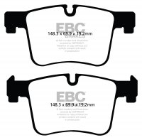 DP32105C EBC Brakes Redstuff Тормозные колодки BMW 2XX, 3XX, 4XX