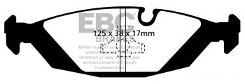 DP5447NDX EBC Brakes Bluestuff Тормозные колодки зад AUDI A4 (B5), A4 quattro (B5); BMW 6 Series (E24) выпуск 1982-2001 года