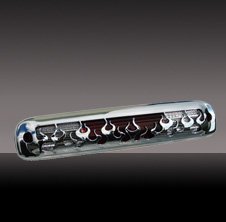 стоп сигнал Cover: 2004-2006 Ford F150 Pick Up Full Size; Third стоп сигнал Cover; blue flame Ford