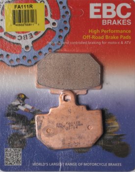 FA111R EBC BRAKES Organic тормозные колодки  HONDA FL 1985-1993 года выпуска