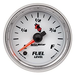 2" датчик уровня топлива, E-F, FSE, C2 AUTO METER #7114 Fuel LevelProgrammable Empty - Full Range