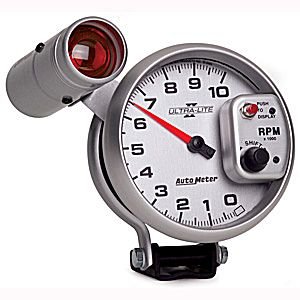 5" тахометр, 10,000 RPM, SHIFT-LITE AUTO METER #4999 Tachometer Shift-Lite