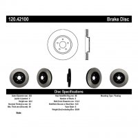 120.42100 Тормозные диски Premium INFINITI, NISSAN перед