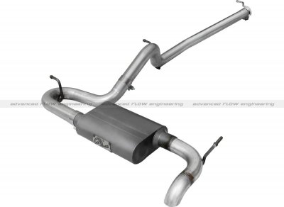 49-08043 Afe Power Выхлопная система Cat-Back 2.5" Jeep Wrangler 07-14 3.6/3.8L 2 Dr HT 