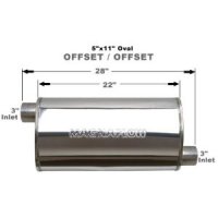 14578 Magnaflow Глушитель прямоточный 22" Body