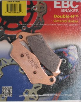FA643HH EBC BRAKES Double-H™ тормозные колодки Harley Davidson Street XG выпуска 2014-2015 года