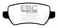 DP31447C EBC Brakes Redstuff Тормозные колодки зад. HOLDEN Astra; OPEL Astra, Astra Coupe, Astra GTC ; VAUXHALL Astra, Astra Coupe, Astra Sport Hatch