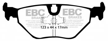 DP5690NDX EBC Brakes Bluestuff Тормозные колодки зад BMW B10, B11, B12, M3, M5, Z3; AUDI A4, A6; WIESMANN MF 30 выпуск 1987-2008 года