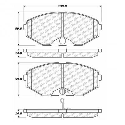 309.05870 StopTech Тормозные колодки Performance Pads   для: INFINITI 