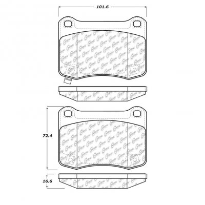 309.13660 StopTech Тормозные колодки Performance Pads   для: LEXUS 
