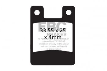 CFA247BR EBC BRAKES Organic тормозные колодки вело 