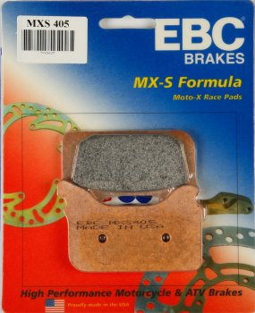 MXS405 EBC BRAKES Organic тормозные колодки 