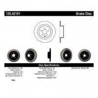 120.42101 Тормозные диски Premium INFINITI, NISSAN зад