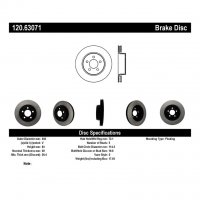120.63071 Тормозные диски Premium JEEP перед
