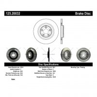 125.20032 Тормозные диски Premium JAGUAR зад