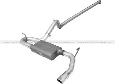 49-08044-P Afe Power Выхлопная система Cat-Back 2.5" Jeep Wrangler JK 07-14 3.6/3.8L 4 Dr 