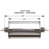 14579 Magnaflow Глушитель прямоточный 22" Body