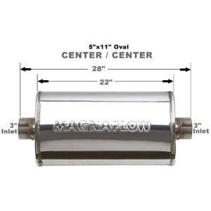 14579 Magnaflow Глушитель прямоточный 22" Body 