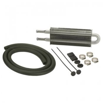 12213 DERALE Радиатор Dyno-Cool Алюминиевый 9" Power Steering Cooler Kit with 11/32" Barb Inlets Extends pump &amp; seal life