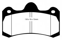 DP4045R EBC Brakes Yellowstuff Тормозные колодки зад HOLDEN HSV E, Y