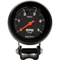 2-5/8" тахометр, 5,000 RPM, DIESEL AUTO METER #2888