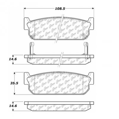 309.05880 StopTech Тормозные колодки Performance Pads   для: INFINITI 