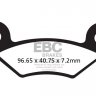 FA483TT EBC BRAKES Organic тормозные колодки  KEEWAY GTX300; QUADZILLA 325, QZ