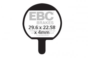 CFA421HH EBC BRAKES Organic тормозные колодки 