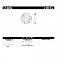 128.35126 Тормозные диски Premium MERCEDES-BENZ перед