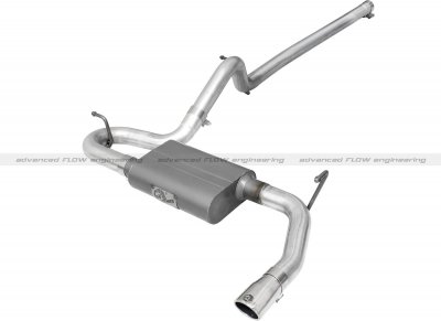 49-08045-P Afe Power Выхлопная система Cat-Back 2.5" Jeep Wrangler JK 07-14 3.6/3.8L 2 Dr 