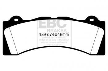DP5059NDX EBC Brakes Bluestuff NDX Тормозные колодки суппорта BREMBO XA5.71.M2 аналог колодки BREMBO