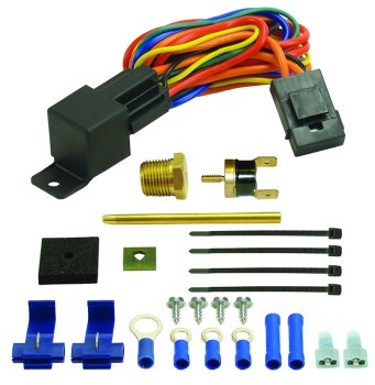 16735 DERALE Термостат для вентилятора 25А (ON=82°C, OFF=74°C) 