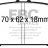 DP1808 EBC Brakes Ultimax2 Тормозные колодки перед  INFINITI QX80