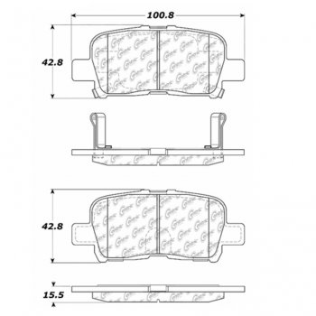 309.08650 StopTech Тормозные колодки Performance Pads ACURA,HONDA 