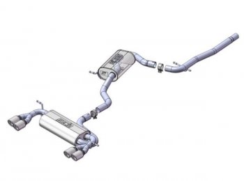 1014008 Выпускная система BORLA Настроенный выпуск 2003-2007 Audi A3, SEAT Altea, SEAT Leon, VW Golf MK5 2.0L TDI VOLKSWAGEN, SEAT, AUDI A3,Altea, Leon, GOLF