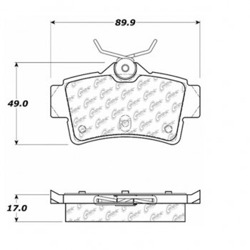 106.06270 Тормозные колодки PosiQuiet Extended Wear FORD 