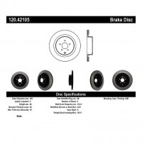 120.42105 Тормозные диски Premium INFINITI зад