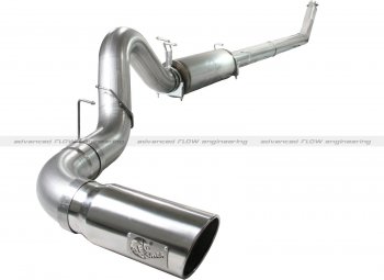 49-42033-P Afe Power Полная выхлопная система Turbo-Back 5.0" Dodge Dsl Trucks 94-02 L6-5.9L насадка хром 