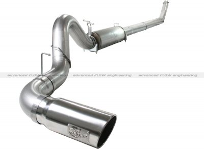 49-42033-P Afe Power Полная выхлопная система Turbo-Back 5.0" Dodge Dsl Trucks 94-02 L6-5.9L насадка хром 
