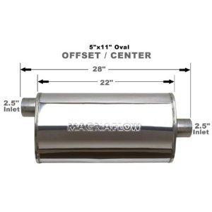 14586 Magnaflow Глушитель прямоточный 22" Body 