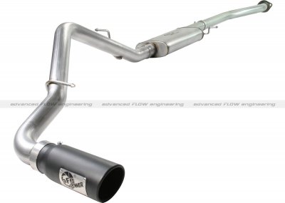 49-44012-B Afe Power Выхлопная система Cat-Back GM Trucks 1500 99-03 V6/V8 (насадка черная) 
